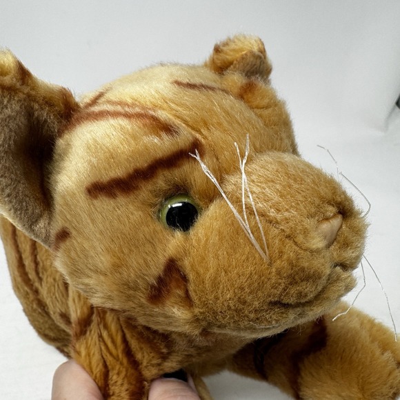 Vintage 2005 Target Cuddle Zone Orange Tabby Cat Plush Stuffed Animal Pounce - Picture 6 of 10